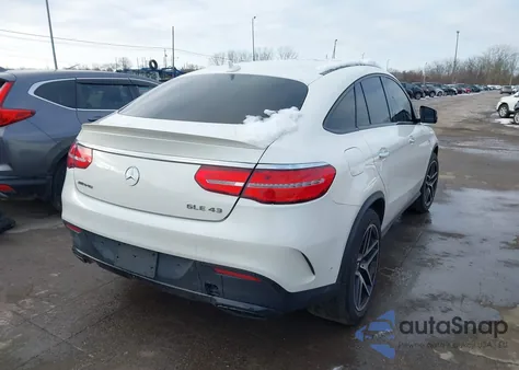 2018 Mercedes-Benz Amg Gle 43 Coupe 4Matic z USA, uszkodzony, nr VIN 4JGED6EBXJA094094